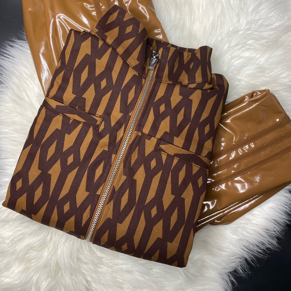 IVY PARK MONOGRAM CROP JACKET